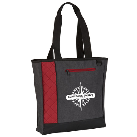 Mod Zippered Tote Bag