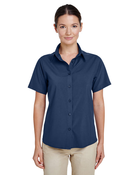 Harriton Ladies' Paradise Short-Sleeve Performance Shirt