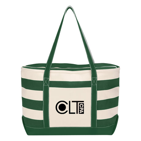 Cotton Canvas Nautical Tote Bag