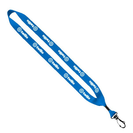 3/4" Polyester Lanyard w/Swivel Snap Hook