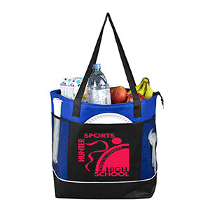 "FROST LINE" Super-Sized Insulated Zipper Cooler Tote