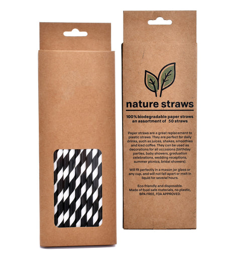 Craft Gift Box Paper Straws