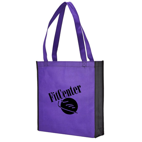 Two-Tone Non-Woven Convention Tote Bag