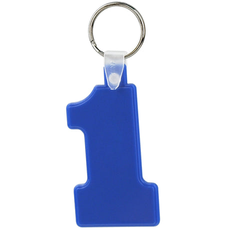 Soft Squeezable Key Tag (Number 1)