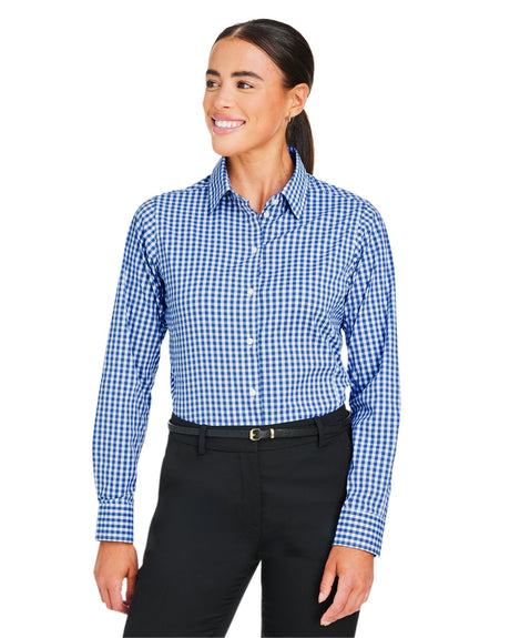 DEVON AND JONES Crownlux Performance® Ladies' Gingham Shirt