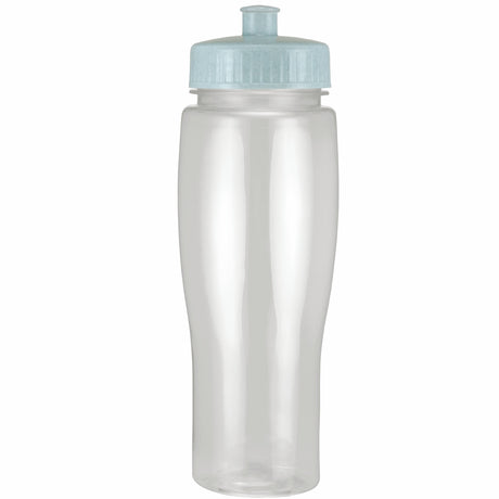 24 Oz. Contour Translucent Bottle w/ Push Pull Lid