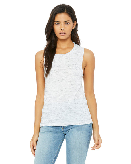 BELLA+CANVAS Ladies' Flowy Scoop Muscle Tank