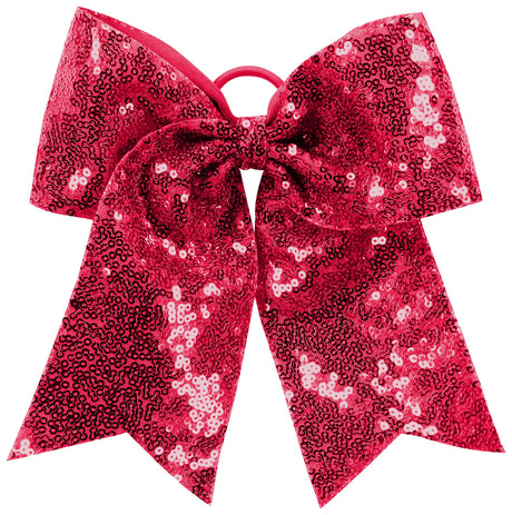 Sequin Cheer Hair Bow