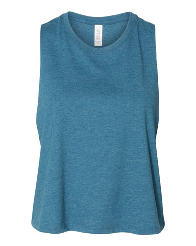 Bella+Canvas® Women's Racerback Cropped Tank Top