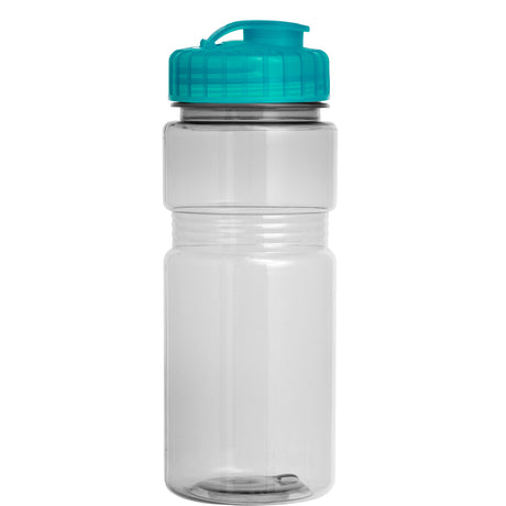 20 Oz. Translucent Recreation Bottle w/ Flip Top Lid