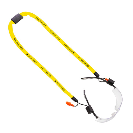 5/8" Polyester Eyewear Retainer/Lanyard w/Crimp & Earplugs