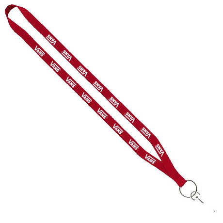 1/2" Polyester Lanyard w/Sewn Metal Swivel Snap Hook