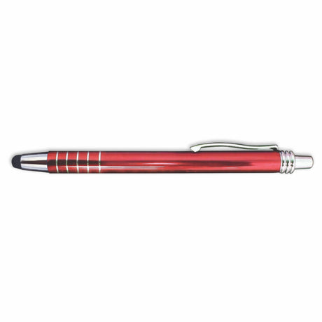 RIDGE (STYLUS & PEN) Aluminum Action Plunger with soft PDA Stylus (3-5 Days)