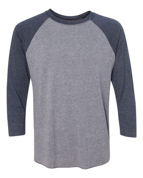 Next Level Unisex Triblend Three-Quarter Sleeve Raglan Shirt