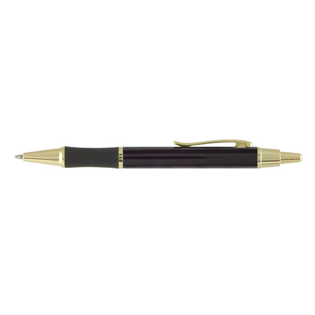 Matrix Grip Pen w/ Gold Top & Accents - LaserMax - Metal Pen