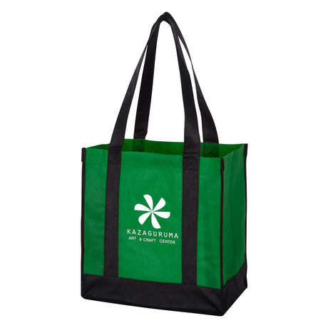 Non-woven Two-tone Shopper Tote Bag