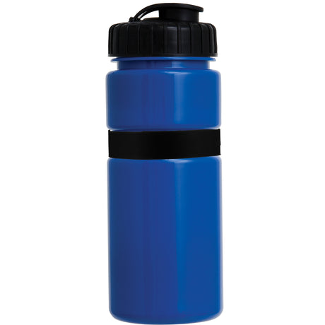 20 Oz. Sportster Bottle with Silicone Gripper Band w/ Push Pull Lid