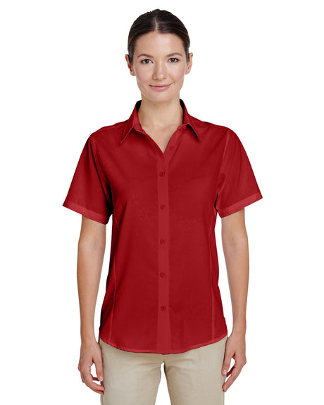 Harriton Ladies' Paradise Short-Sleeve Performance Shirt