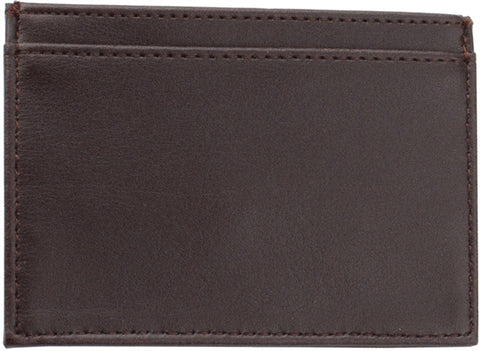 Simple Business Card Holder brown simuleather