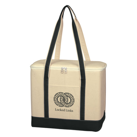 Large Cotton Canvas Cooler Bag