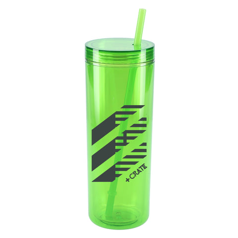 Chroma Recycled Acrylic Straw Tumbler 16oz