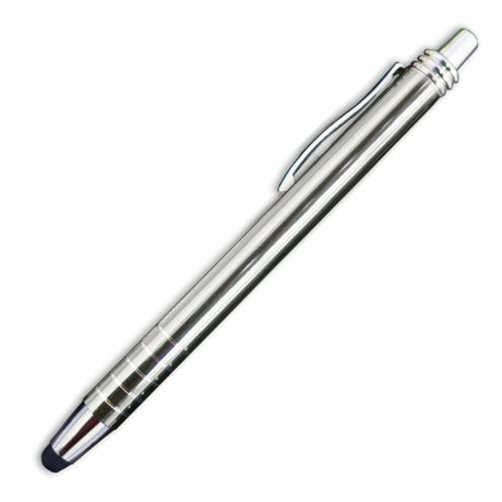 RIDGE (STYLUS & PEN) Aluminum Action Plunger with soft PDA Stylus (3-5 Days)