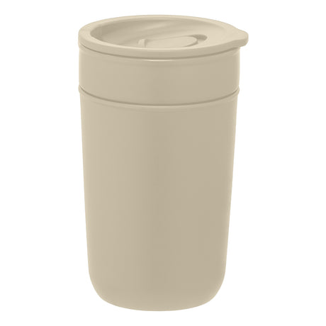 Danube - 12 oz. Ceramic Tumbler with Recycled Plastic Exterior & Lid