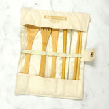 Bamboo Utensils With Pouch