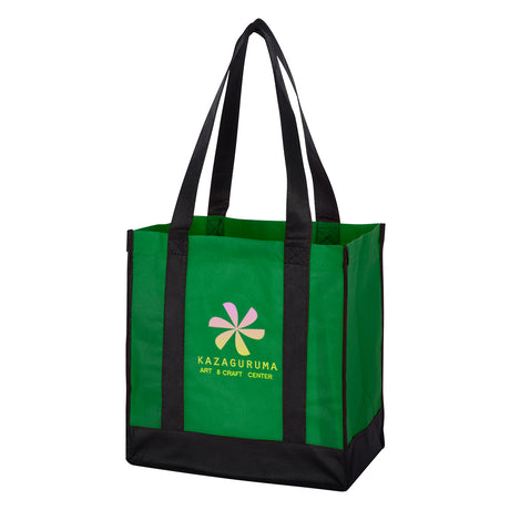 Non-woven Two-tone Shopper Tote Bag