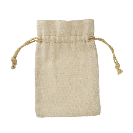 Linen Drawstring Bag (With Imprint) - 4" x 6"