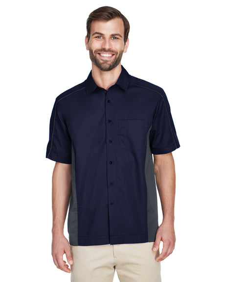 NORTH END Men's Tall Fuse Colorblock Twill Shirt