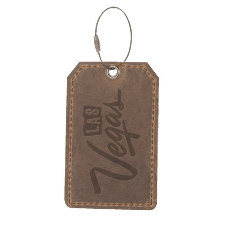 HOOPER Leather Luggage Tag