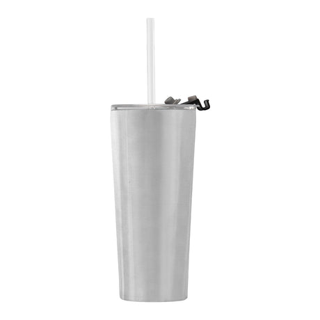 Excalibur - 22 oz. Double-Wall Stainless Tumbler with Straw - ColorJet