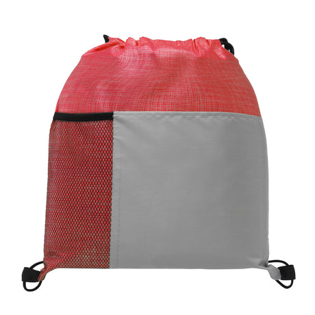 Metroplex - Non-woven Drawstring Bag with 210D Pocket