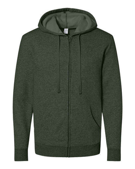 Alternative Eco-Cozy Fleece Zip Hoodie