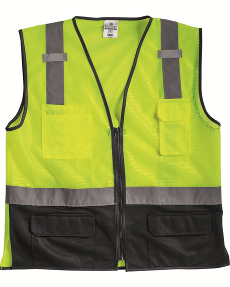 ML Kishigo Black Bottom Mesh Class 2 Vest