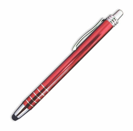 RIDGE (STYLUS & PEN) Aluminum Action Plunger with soft PDA Stylus (3-5 Days)