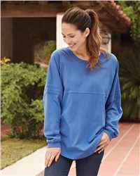 Boxercraft® Women's Jersey Pom Pom Long Sleeve T-Shirt