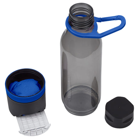 22 Oz. Energy Sports Bottle With Phone Holder and Cooling Towel