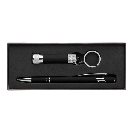 Ellipse & Chroma Softy Gift Set - ColorJet on Pen, Flashlight & Box