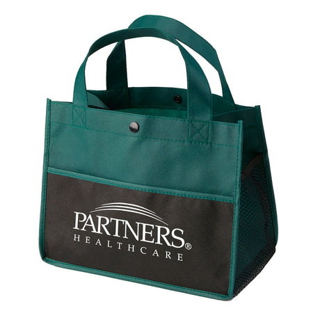 Mini Snap Non-Woven Lunch Tote Bag