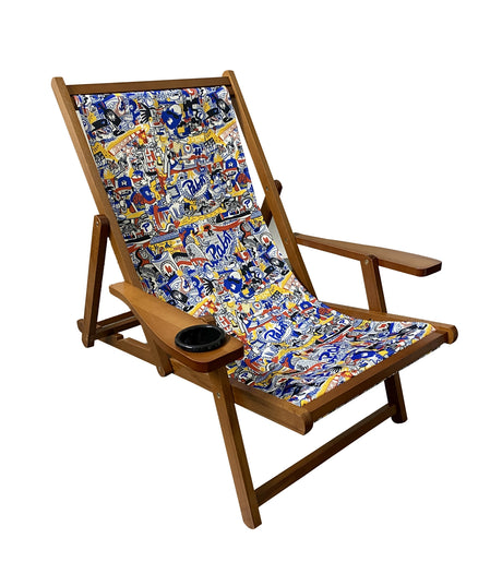 Wood Sling Chair (Full Color)