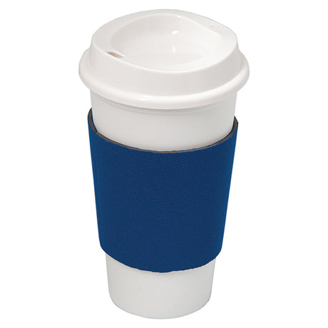 NYC Plastic Cup Drinking Glass With Neoprene Sleeve