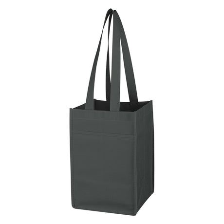 Non-woven 4 Bottle Wine Tote Bag