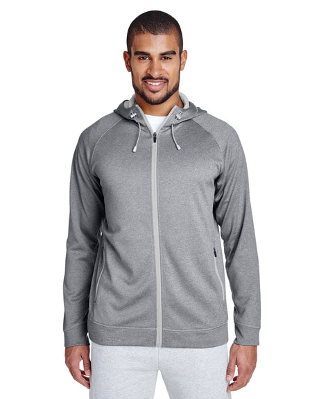 Team 365 Men's Excel Mélange Performance Fleece Jacket