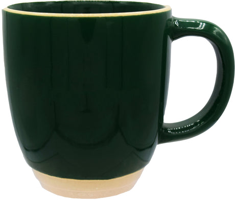 Economy Victorian 14oz green mug