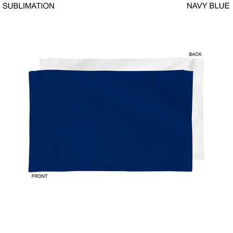 Plush and Soft Velour Terry Cotton Blend Colored Sports, Sweat Towel, 12x18, Sublimated Edge to Edge