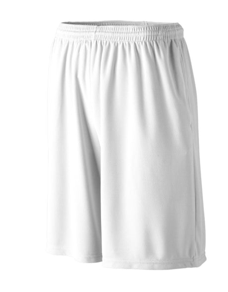 Longer Length Wicking Shorts w/Pockets