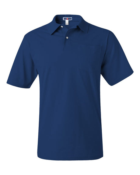 Jerzees SpotShield 50/50 Polo w/Pocket