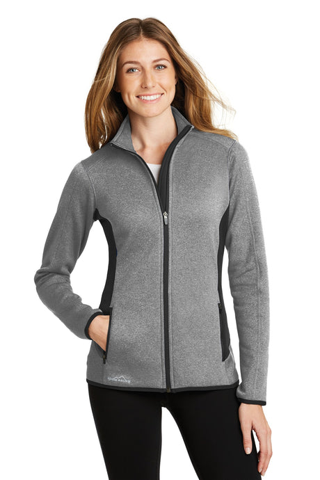 Eddie Bauer Ladies' Full-Zip Heather Stretch Fleece Jacket